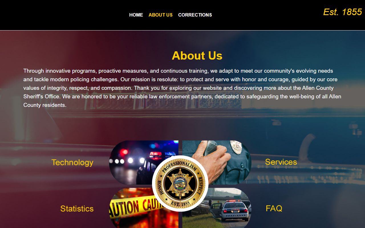 Allen County arrest records sheriff office contact source