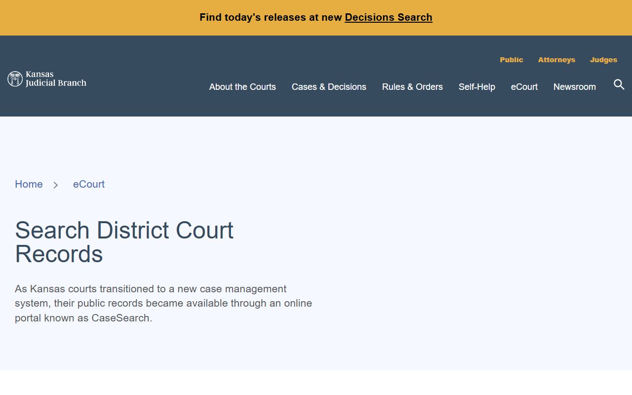 Allen County court records guidance from Kansas district courts