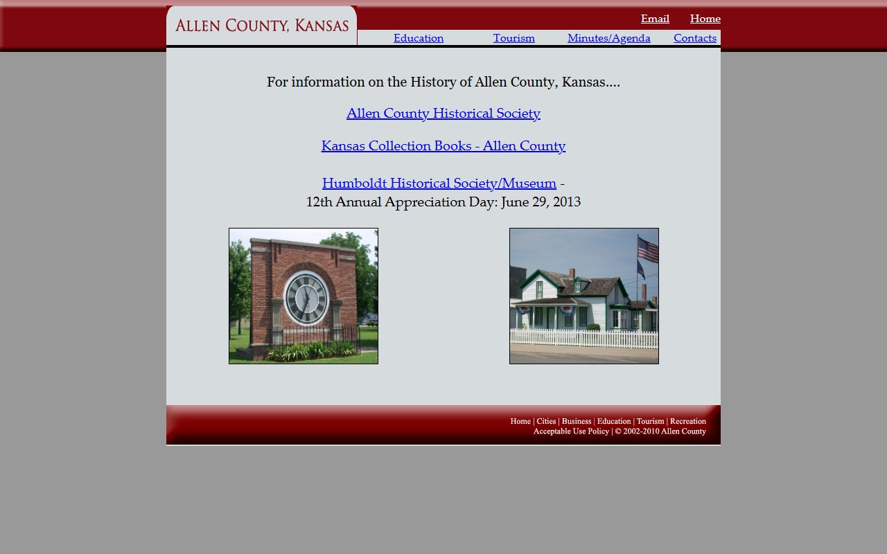Allen County court records history and old jail context
